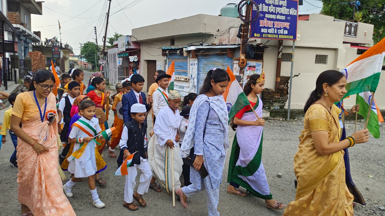 कोटद्वार में कोटद्वार में किंगडम ऑफ़ हैवें चाइल्ड केयर सोसाइटी में धूम धाम से मनाया गया स्वतंत्रता दिवस ….