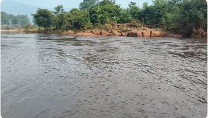 गुवा में कारो नदी का पानी काला होने से ग्रामीण परेशान, जांच की मांग