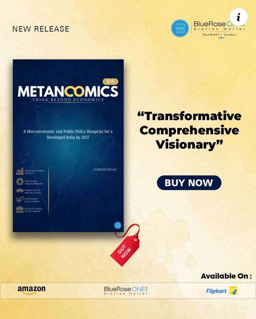 गुरदीप सिंह की पुस्तक Metanomics: Think Beyond Economics के बारे में जानें। शिक्षा, स्वास्थ्य, सुशासन और विकसित भारत 2037 की परिकल्पना पर एक विशेष प्रस्तुति। मेटा डिस्क्रिप्शन कॉपी करें